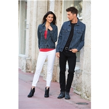 a group of port authority(r) denim jacket