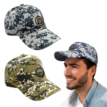 a group of emblem camo hat