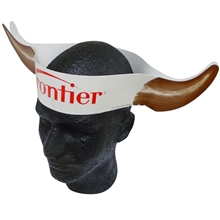 a white buffalo horns