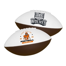 a group of 14 premium matte full - size synthetic leather signature football