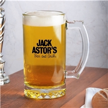a group of 16 oz burnsville beer stein