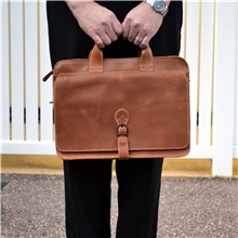 a group of texas canyon leather briefcase