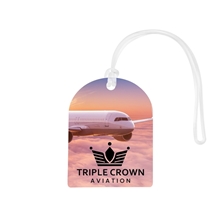 a group of acrylic luggage tag