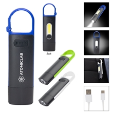 a group of rechargeable carabiner cob flashlight