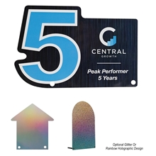 a group of acrylic award - custom shape 10
