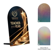 a group of acrylic award - arch rectangle 7
