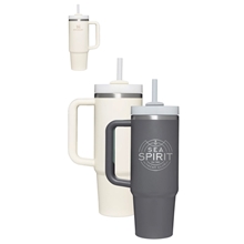 aerial view a group of stanley quencher h2.0 flowstate(tm) 30oz tumbler, image 1 of 3