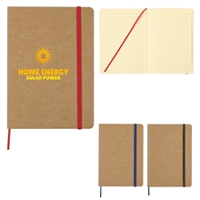 a group of eco - inspired strap notebook