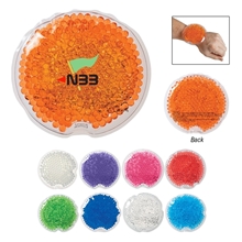 a group of reusable small round gel beads hot / cold pack