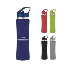 aerial view a group of 25 oz hampton stainless steel bottle, image 1 of 2