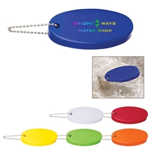 a group of floating foam stress reliever keychain