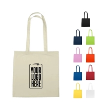 aerial view a group of 100 cotton tote bag, image 1 of 2