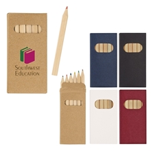 a group of 6- piece colored pencil set