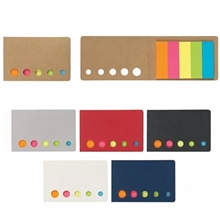 aerial view a group of sticky flags in pocket case, image 1 of 2