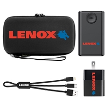 aerial view a black techpro charging set 1, image 1 of 10
