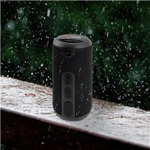 aerial view a group of wildecho outdoor waterproof bluetooth speaker, image 1 of 2
