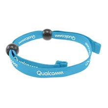 aerial view a baby blue friendship bracelet, image 1 of 2