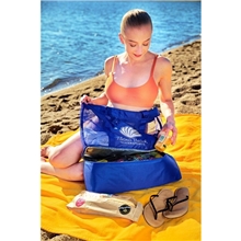 a group of nautical polyester insulated beach bag