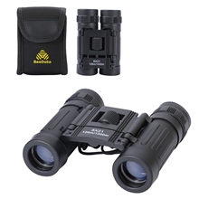aerial view a black best buddy tools(r) 8x21 compact pocket binocular, image 1 of 2