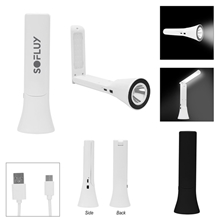 a group of 2- in -1 rechargeable flashlight and lamp