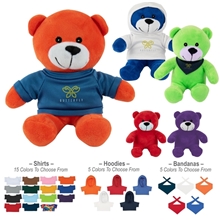 6 Color Buddy Bear - HOODIE