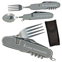 6 in 1 Stainless Steel Camping Tool