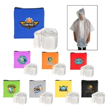 aerial view a group of rpet poncho pouch, image 1 of 2