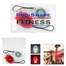 a group of bike light set with case