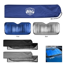 a group of accordion auto sun shade