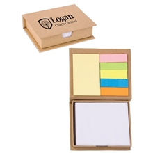 a group of eco - recycled sticky note memo case