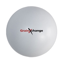 aerial view a white golf ball massager, image 1 of 5