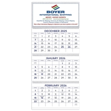 aerial view a group of triumph(r) calendars blue grey commercial planner, image 1 of 4