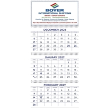 aerial view a group of triumph(r) calendars blue grey commercial planner, image 1 of 2