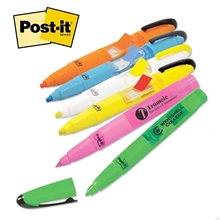 a group of post - it(r) custom printed flag+ highlighter