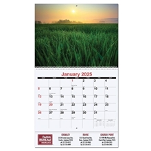 aerial view a group of wall calendar - agriculture (coil bound), image 1 of 2