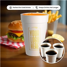 aerial view a group of 20 oz styrofoam cup, image 1 of 4