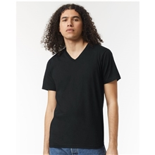 a group of american apparel - cvc v - neck tee