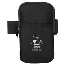 aerial view a black harriton travel tumbler sidekick, image 1 of 3