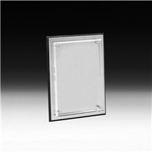 aerial view a acrylic brushed aluminum plaque - 9 x 12, image 1 of 4