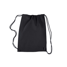 a black liberty bags cotton drawstring bag