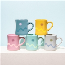 a group of diner mug 10 oz colors