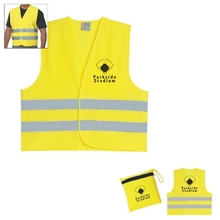 a group of reflective safety vest