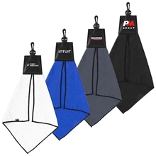 a group of prowaffle 16x16 rpet golf towel