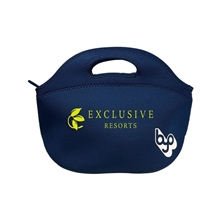 aerial view a navy blue byo (r) by built(r) rambler(tm) lunch bag, image 1 of 2