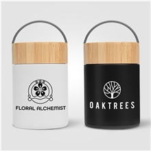 aerial view a group of reborn recycled stainless steel food container - 17 oz, image 1 of 6