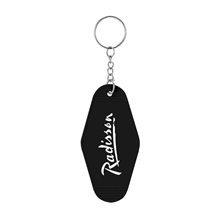 aerial view a black hotel california keytag, image 1 of 2
