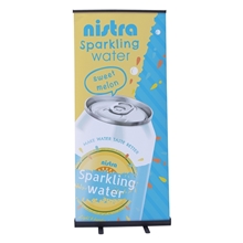 aerial view a black 36 economy retractor kit (no - curl opaque fabric), image 1 of 6