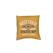 aerial view a custom 18 x 18 indoor pillow kit single - sided, image 1 of 2