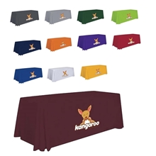 a group of 6 serged closed - back standard table throw cover