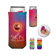 a group of slim full color neoprene can holder